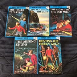 Hardy Boys Books 1-5 Set