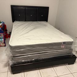 NEW MATTRESS FULL SIZE WITH BOX SPRING 
