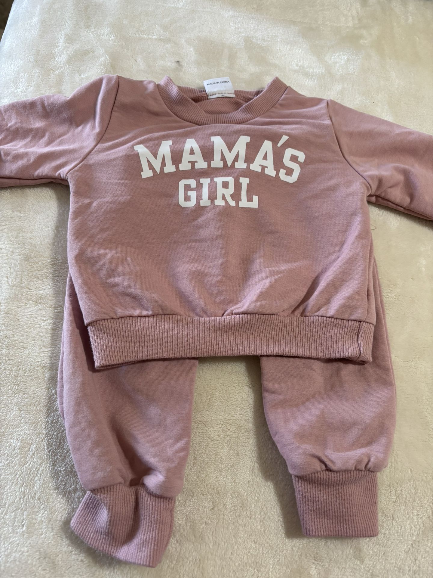 Size 3-6 Sweat Suit