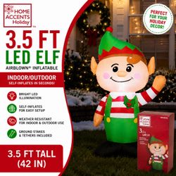 Disney Frozen Olaf 4 FT Light-Up Christmas Inflatable ⛄️