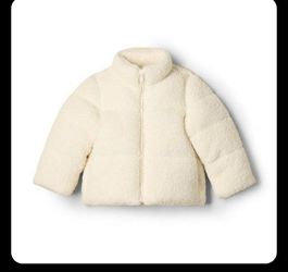 NWT Sofia Grainge giirl boy Toddlers Babies' Teddy Puffer Jacket Coat 18 m warm zip up long sleeve Snow