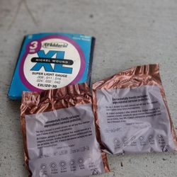 2 Packs Of Electric Guitar Strings