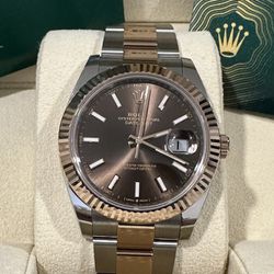 Datejust 41 Chocolate Rose Gold Fluted 2024
