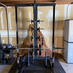 Ironmaster IM2000  Self-Spotting Machine + Weights + Accessories