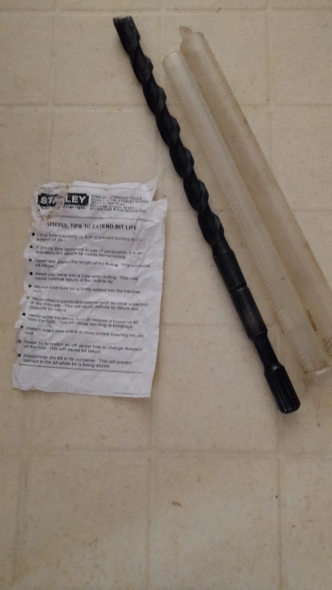 Stanley 7/8"X14" Roto Hammer Bit