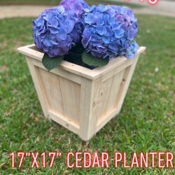 CEDAR PLANTER BOXES 