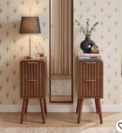 Modern bedside table. Nightstand