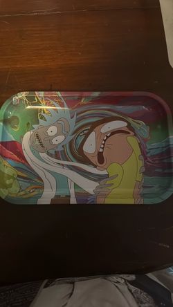 Rick and Morty rolling tray