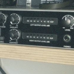 Behringer rx1602 16ch line mixer rack