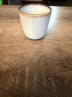 Ceramic Stoneware Cup No Handle
