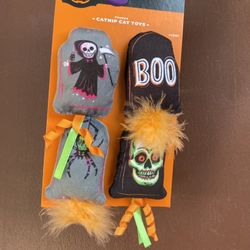 Halloween Catnip Cat Toys 4 Pk