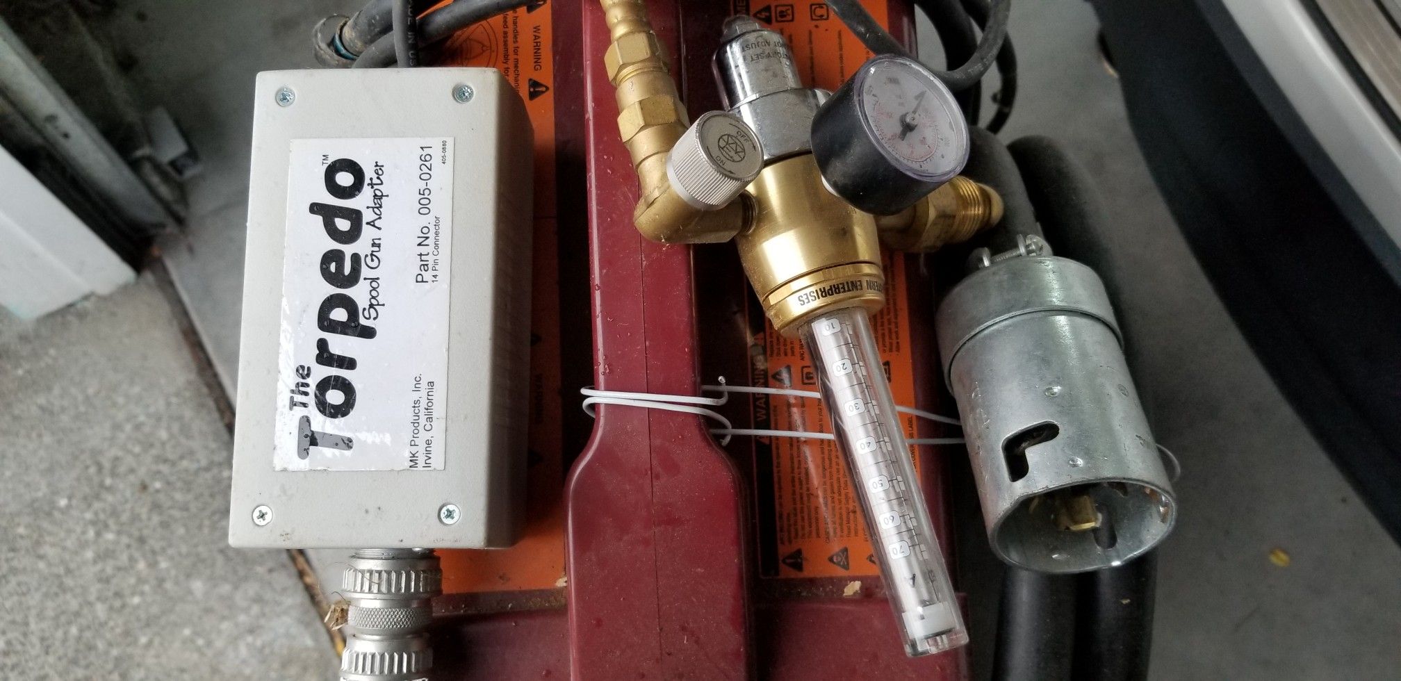 Thermal Arc LM300 arc welder and MK Products Prince XL spool gun for