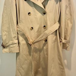 Burberry London Tan Trench Coat Women’s size 14