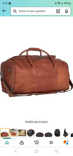 Kenneth Cole REACTION Travel Duffel Bag, Cognac