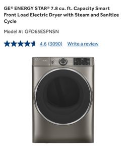Washer and Dryer