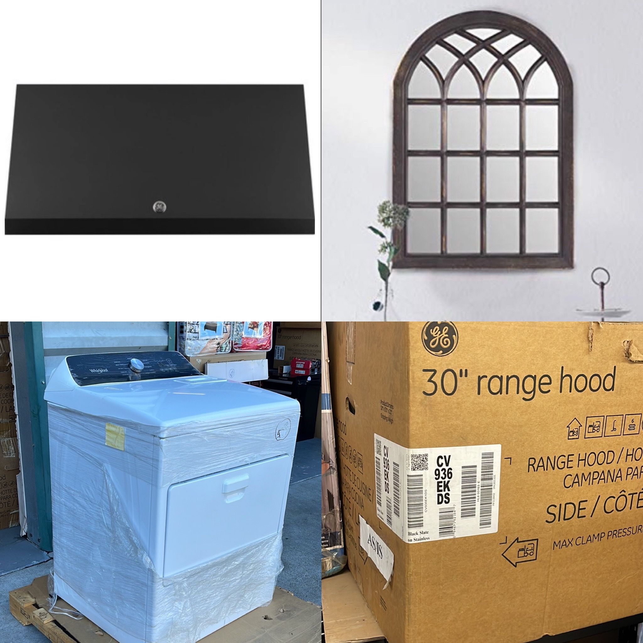 GE 30” Range Hood Brand New