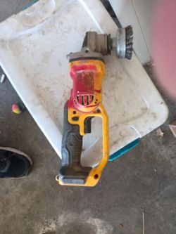 20 Volt Grinder DeWalt No Battery Wrks Good