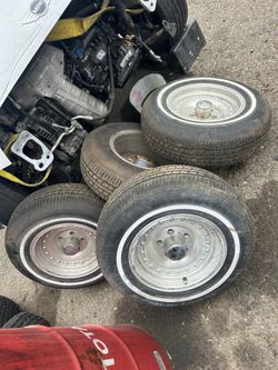 14” wheels new tires 5 on 4.75”