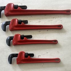 Ridgid Pipe Wrench Set