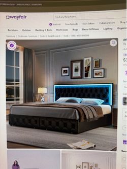 Queen Bed Frame *Mattress NOT INCLUDED