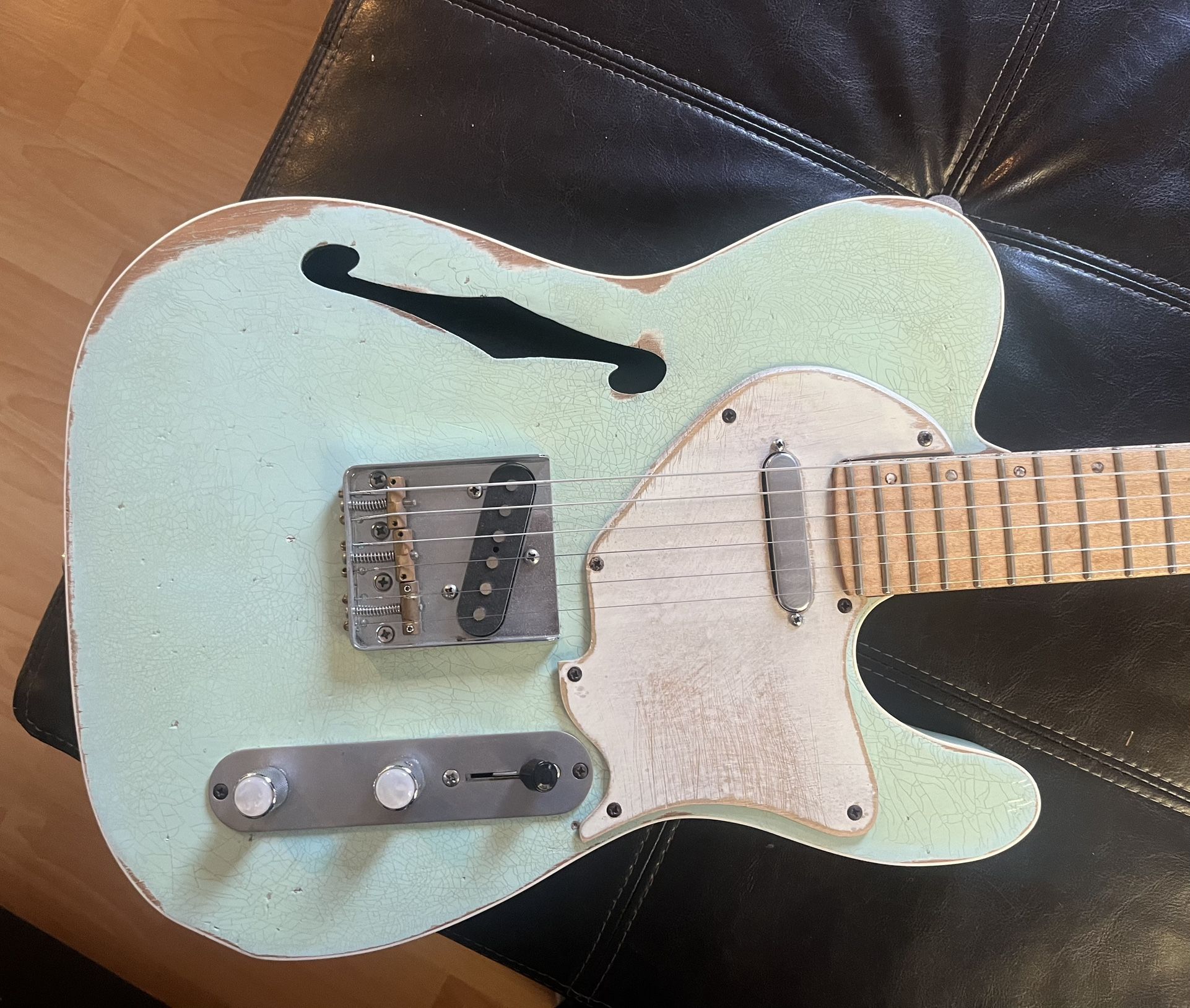 Vintage Carruthers / Fender Custom Telecaster Thinline for Sale in Los