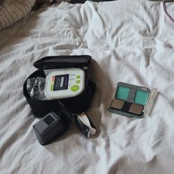 Medical supplies. Heart monitor oxygen.\n Tester.