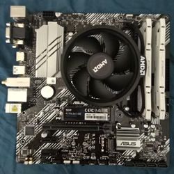 Ryzen 5 5600X Gaming Bundle – ASUS B550M-A WiFi II + 16GB DDR4 + 1TB NVMe + Cooler + Fan Hub