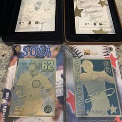 Sammy Sosa 24K Gold baseball card Collectibles 