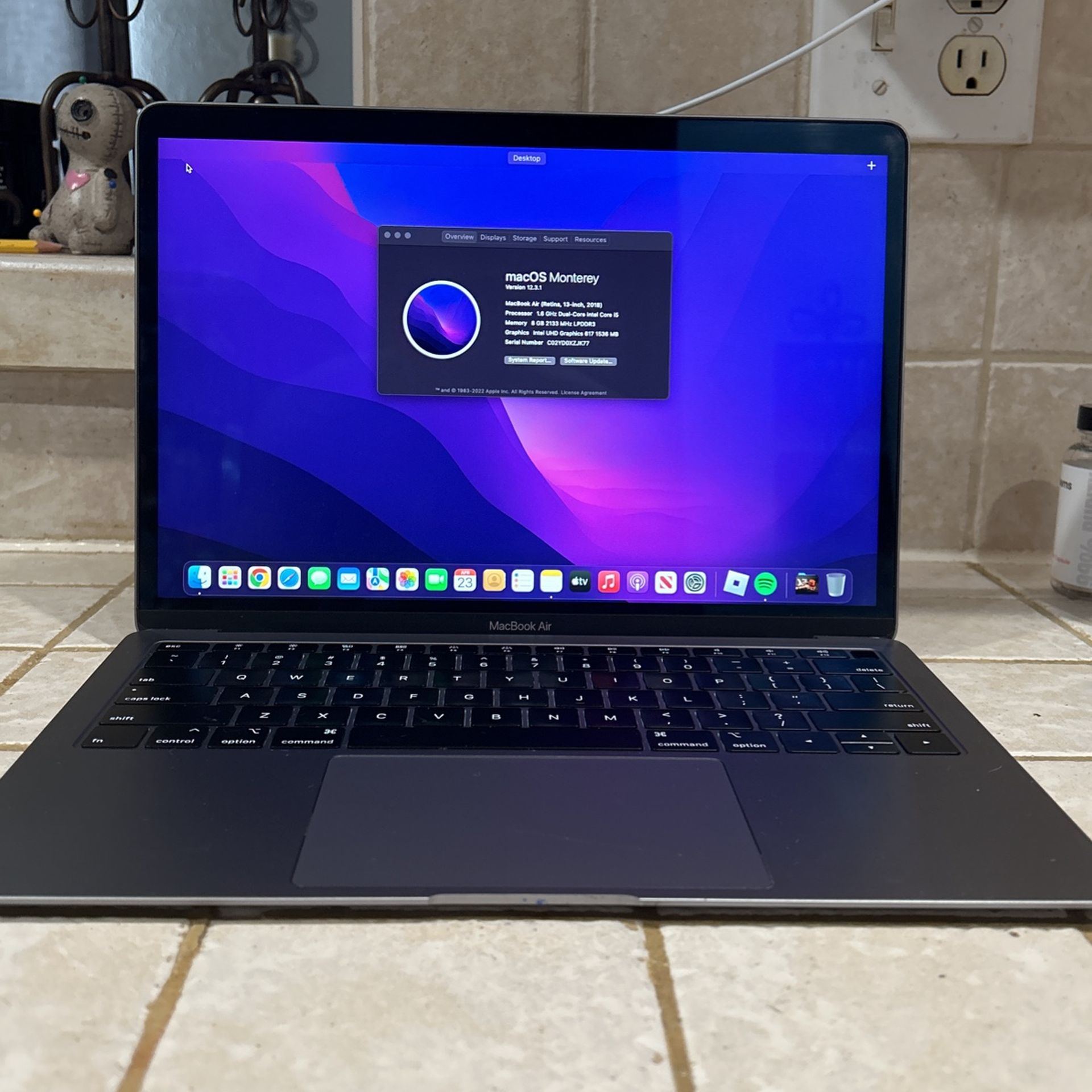 2018 MacBook Air 13.3” Retina Display 