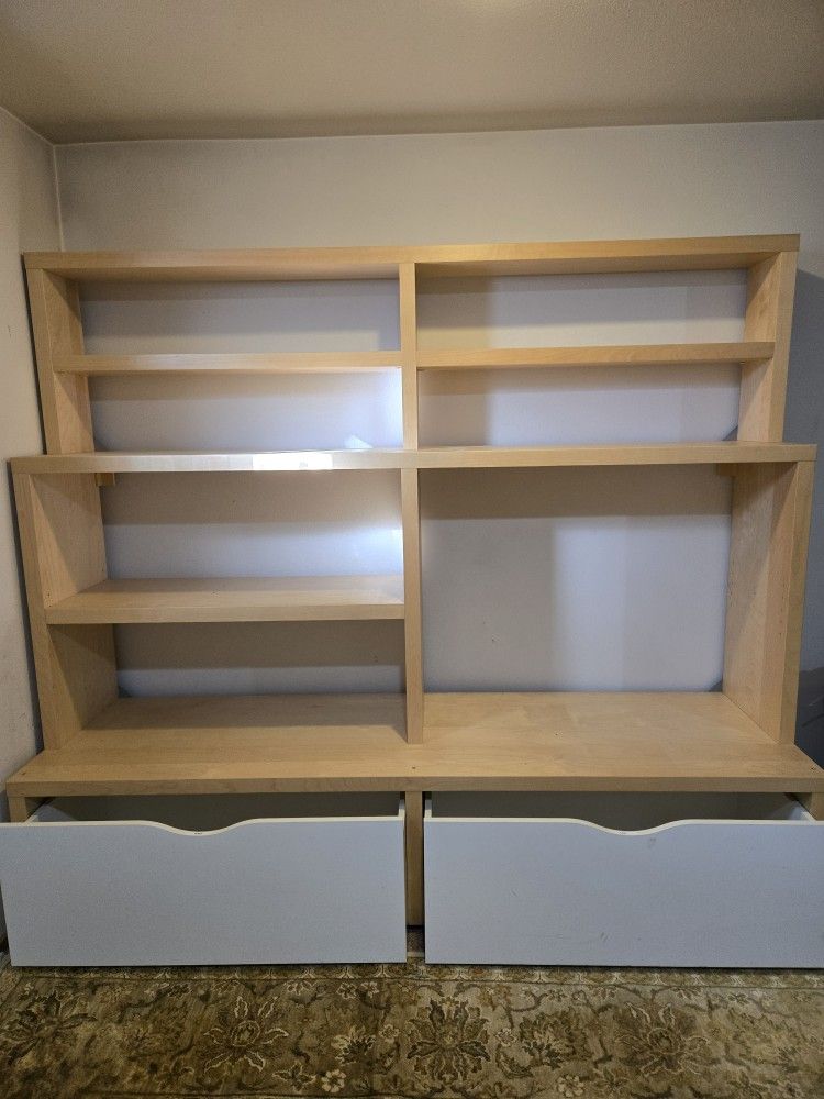 Free - Shelving Unit With Drawers