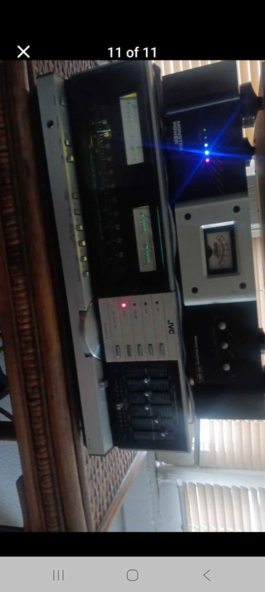 Vintage Jvc Stereo Receiver  Turntable  Monster Power 