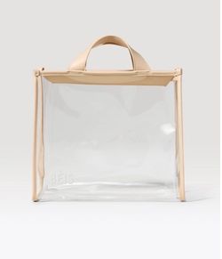 New beis stadium tote in beige