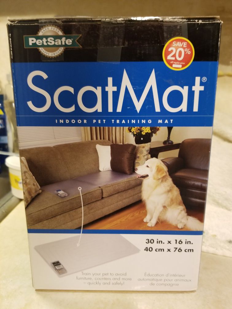 Scat Mat, indoor pet training mat