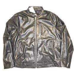 NEW - H&M Black Leather Looking Jacket