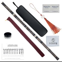 Bamboo Xiao Handmade Professional Zizhu Vertical Xiao Flute 