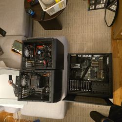 3x Servers: 1x Full ATX, 2x Micro ATX