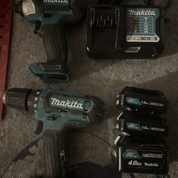 12v Makita Impact/Drill Set