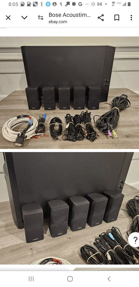 Bose 5.1 Surround Sound & Pioneer Reciever