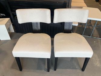 Set of 2 Upholstered Dining Side Chairs
