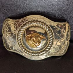 Belt Buckle - Irvine & Jachen Vintage German Silver