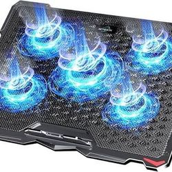 Aicheson Laptop Cooling Pad 14"-17.3" Adjustable Fan Speed