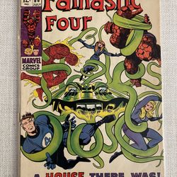 FANTASTIC FOUR #88 Marvel Comics 1969 Silver Age, Stan Lee Jack Kirby VG