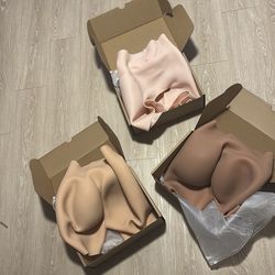 Silicone butt enhancer