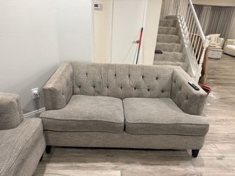 Sofa and loveseat