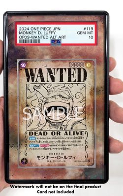 One piece wanted poster extended art display psa