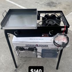 Plancha Con Estufa De 2 Quemadores Con Mangera I Regular 