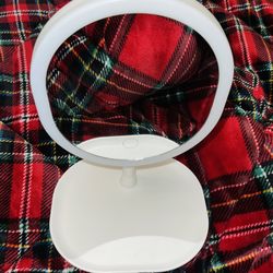 Cute Small Mirror With LED Option And Jewelry Dish