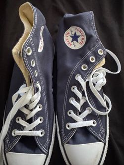 Blue converse 9.5