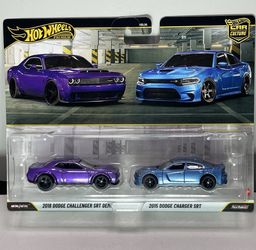 Hot Wheels 18 Challenger & Charger SRT Premium