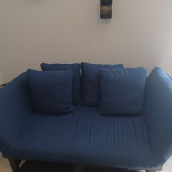 Blue Futon